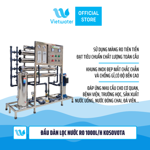 Đầu dàn lọc nước RO 1000lh Kosovota