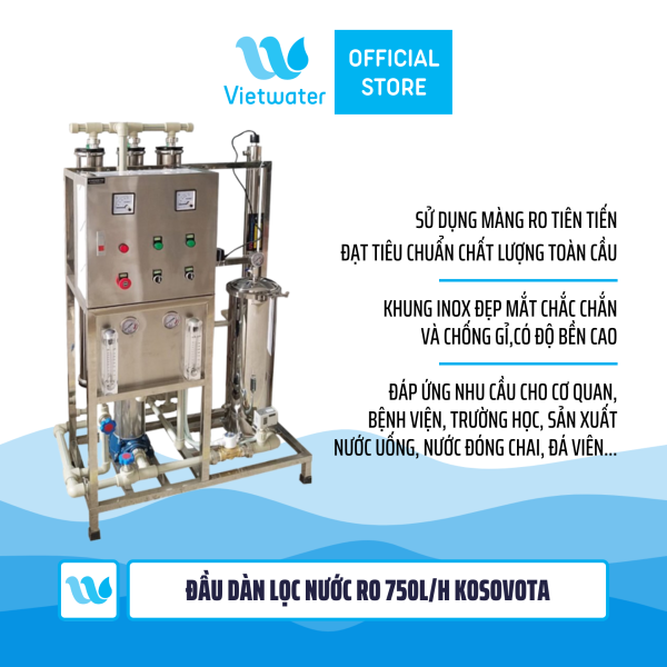 Đầu dàn lọc nước RO 750lh Kosovota