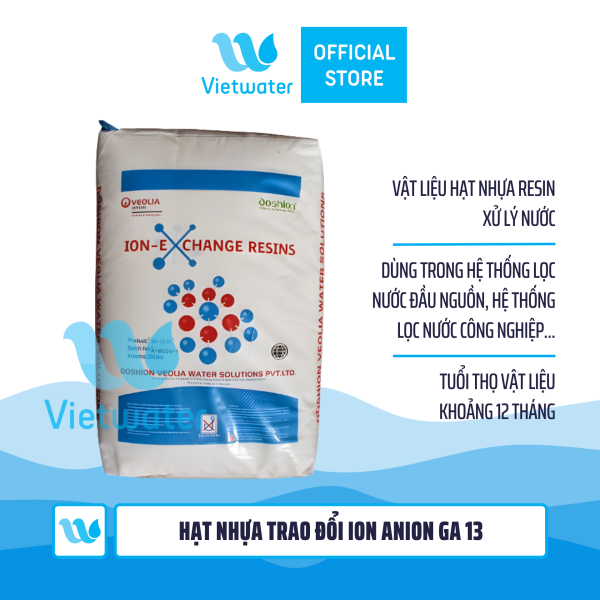Hạt nhựa trao đổi ion Anion GA 13