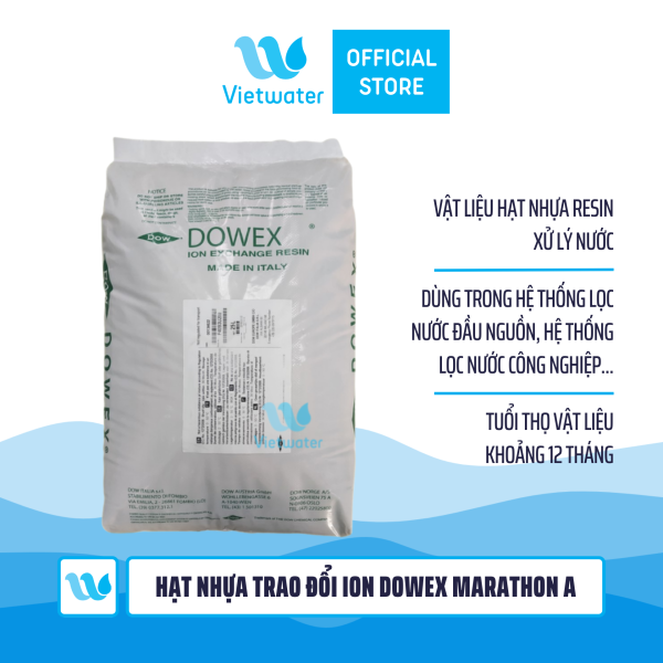 Hạt nhựa trao đổi ion Dowex Anion Marathon A