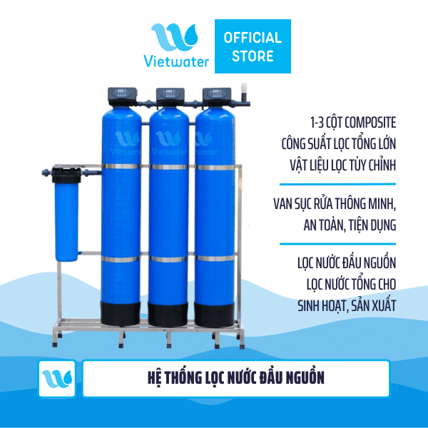 Hệ thống lọc tổng lọc nước đầu nguồn 3 cột Composite 1252 – hệ thống lọc nước tổng SW3C-1252
