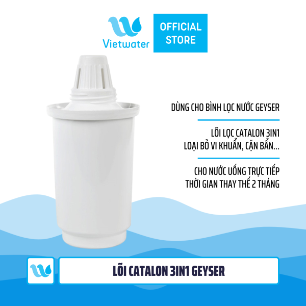 Lõi Catalon 3in1 Geyser - dùng cho bình lọc nước Geyser Aquilon