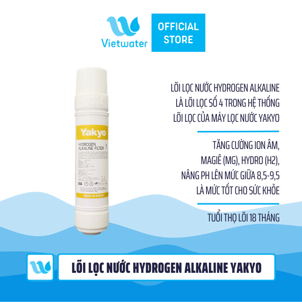 Lõi lọc nước Hydrogen Alkaline Yakyo