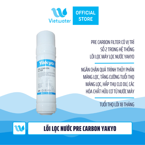 Lõi lọc nước Pre Carbon Yakyo
