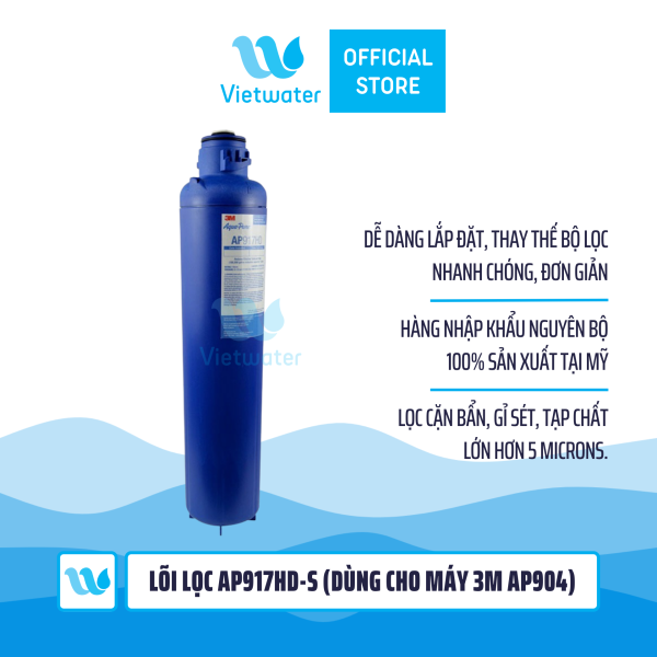 Lõi thay thế cho máy lọc nước tổng đầu nguồn 3M AP904 và bộ lọc thô 20inch 3M AP102T-420/ lõi lọc tinh AP917HD-S/ lõi lọc AP420