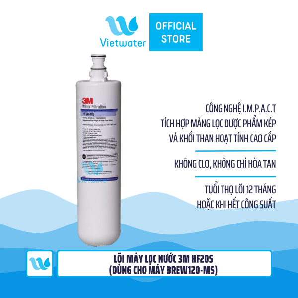 Máy lọc nước nóng lạnh 3M VN3-2V (sử dụng máy 3M Brew120-MS)