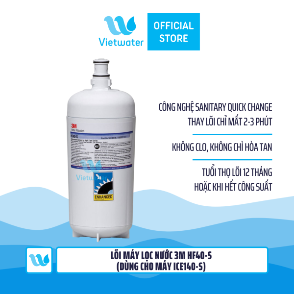 Lõi lọc nước 3M HF40-S cho máy lọc nước 3M ICE140-S và 3M FF100