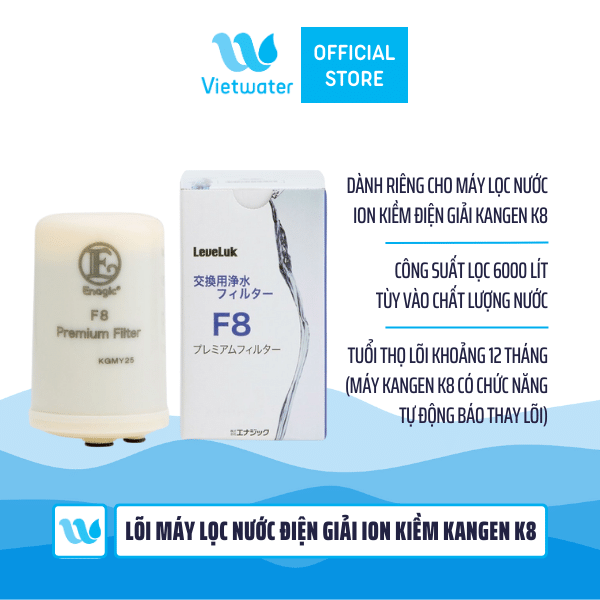 Lõi lọc máy lọc nước ion kiềm Kangen LeveLuk K8