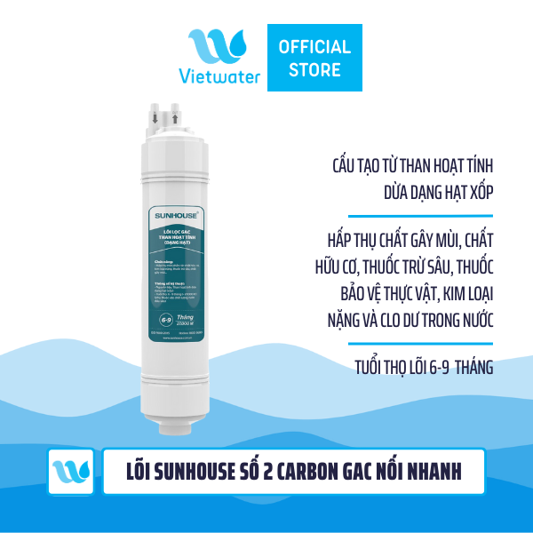 Lõi Sunhouse số 2 Carbon GAC nối nhanh