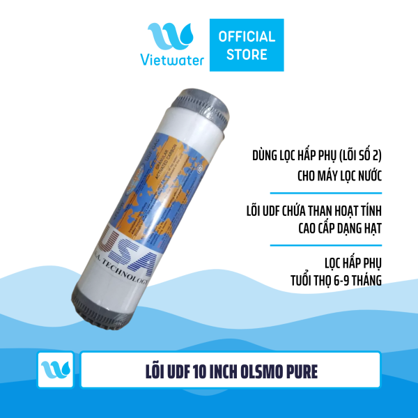 Lõi lọc UDF - UDF Resin 10 inch Olsmo Pure - lõi số 2 máy lọc nước RO máy lọc nước Nano