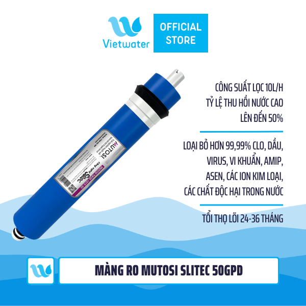 Màng lọc RO Mutosi SLITEC 50GPD