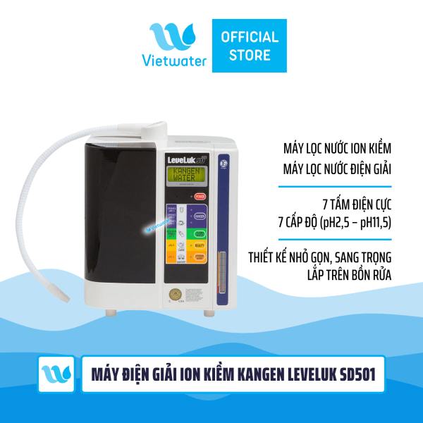 Máy lọc nước ion kiềm điện giải Kangen Leveluk SD501