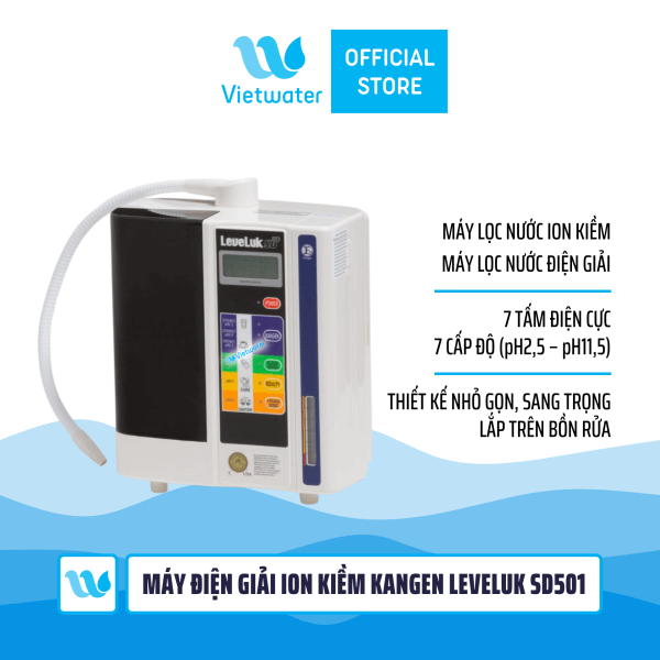 Máy lọc nước ion kiềm điện giải Kangen Leveluk SD501