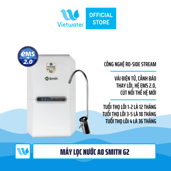 Máy lọc nước Ao Smith G1 - Máy lọc nước Ao Smith G2 (vòi điện tử)
