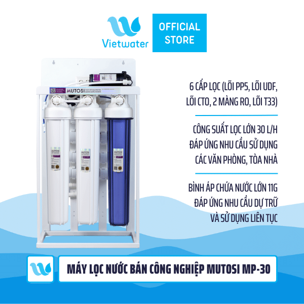 Máy lọc nước bán công nghiệp MUTOSI 30L/h MP-30