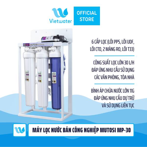 Máy lọc nước bán công nghiệp MUTOSI 30L/h MP-30
