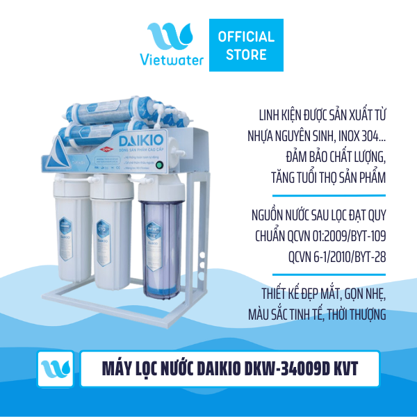 Máy lọc nước Daikio DKW-34009D KVT