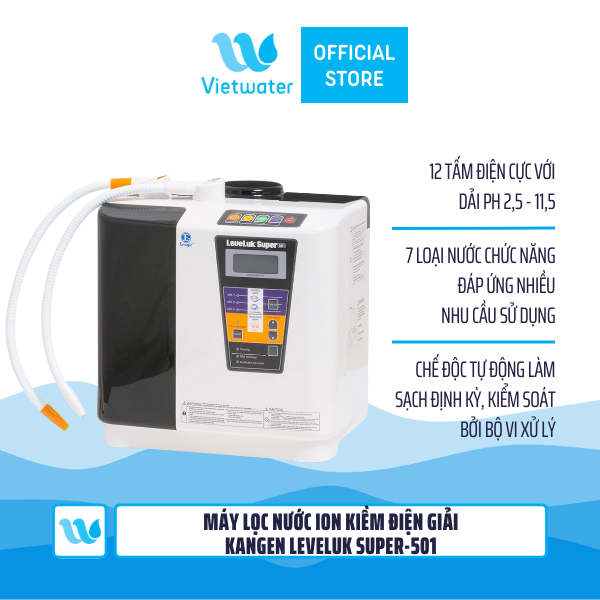 Máy lọc nước ion kiềm điện giải Kangen Leveluk SUPER-501