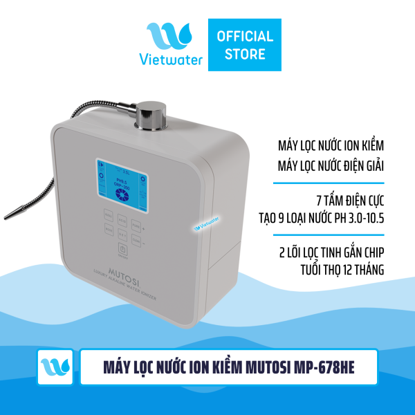 Máy lọc nước ion kiềm Mutosi MP-678HE