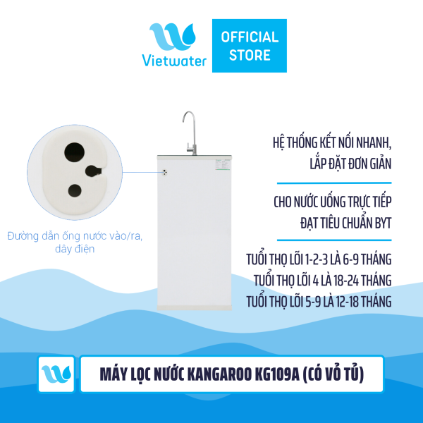 Máy lọc nước Kangaroo KG109A (Có Vỏ Tủ)