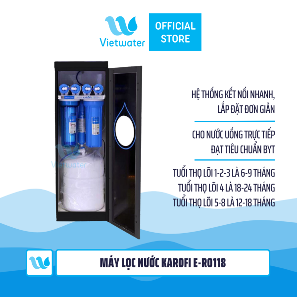 Máy lọc nước Karofi E-RO118