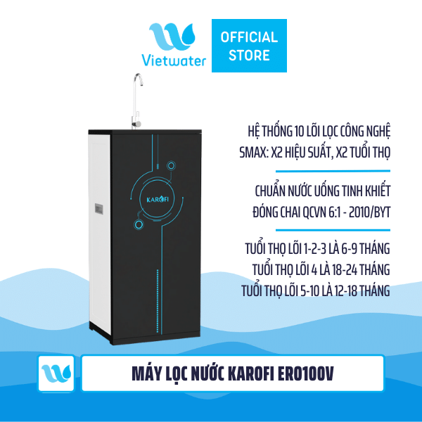 Máy lọc nước Karofi ERO100V