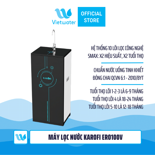 Máy lọc nước Karofi ERO100V