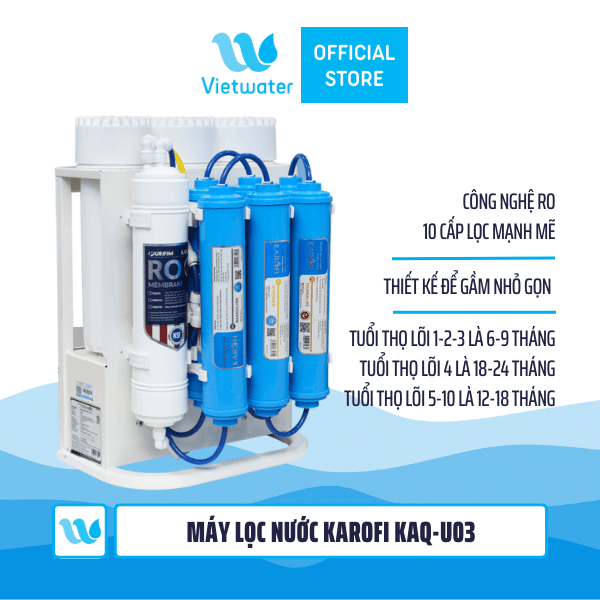 Máy lọc nước Karofi KAQ-U03
