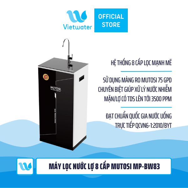 Máy lọc nước lợ 8 lõi Mutosi MP-BW83