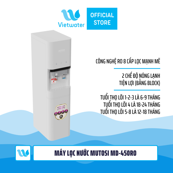 Máy lọc nước nóng lạnh Mutosi MD-450RO 8 lõi