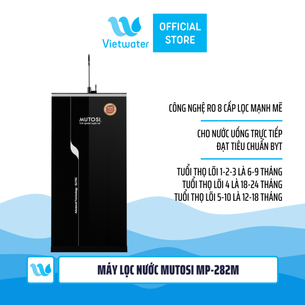 Máy lọc nước Mutosi MP-282M 8 lõi, công suất 10l/h