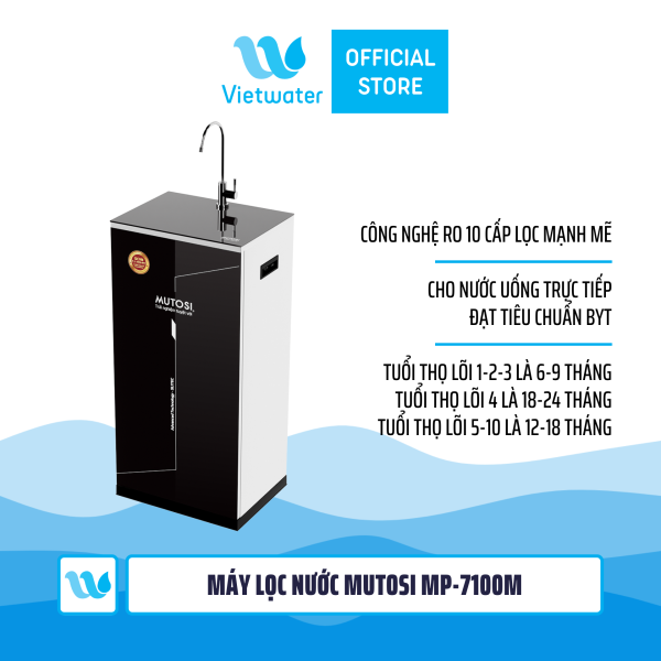 Máy lọc nước Mutosi MP-7100M 10 lõi, công suất 20l/h