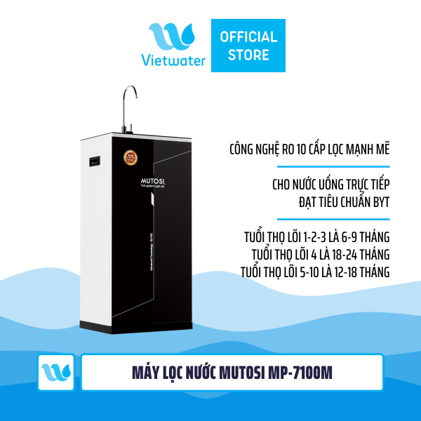 Máy lọc nước Mutosi MP-7100M 10 lõi, công suất 20l/h