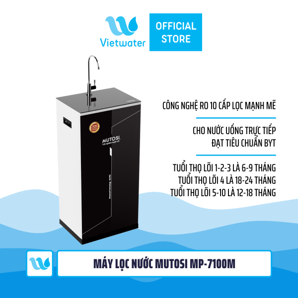 Máy lọc nước Mutosi MP-7100M 10 lõi, công suất 20l/h