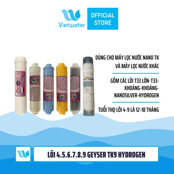 Máy lọc nước Nano Geyser TK9 Hydrogen ORP tích hợp công nghệ tạo nước ion kiềm