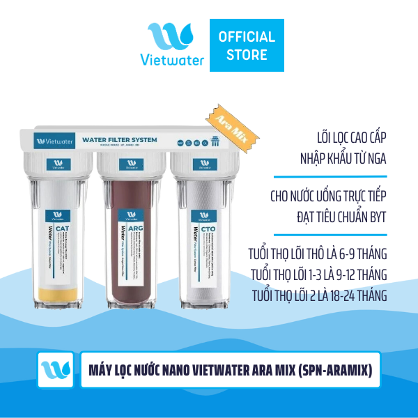 Máy lọc nước Nano Vietwater Ara Mix (Spn-Aramix)