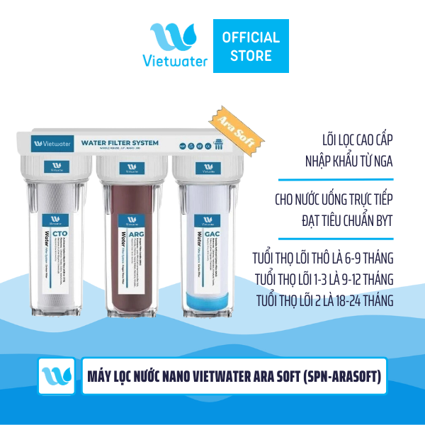 Máy lọc nước Nano Vietwater Ara Soft (Spn-AraSoft)