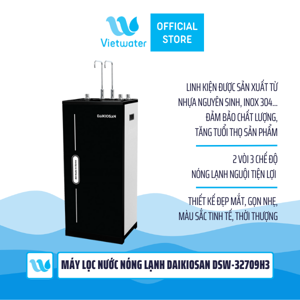 Máy lọc nước nóng nguội lạnh Daikiosan DSW-32709H3