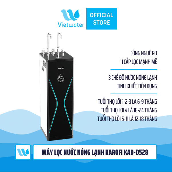 Máy lọc nước nóng lạnh Karofi KAD-D528