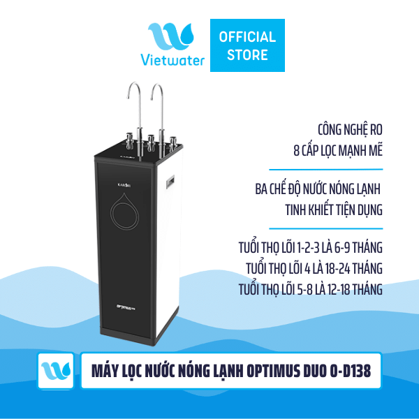 Máy lọc nước nóng lạnh Karofi Optimus Duo O-D138