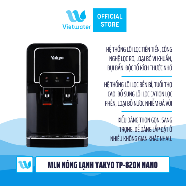 Máy lọc nước nóng lạnh Yakyo TP-820N Nano