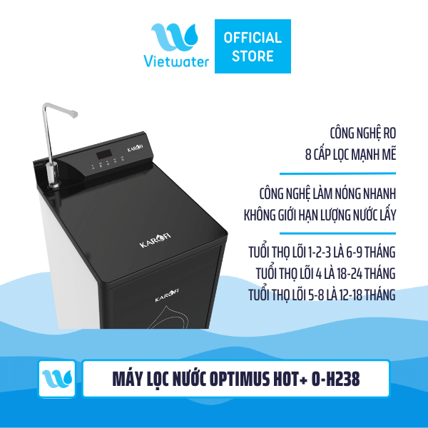 Máy lọc nước Karofi Optimus Hot+ O-H238