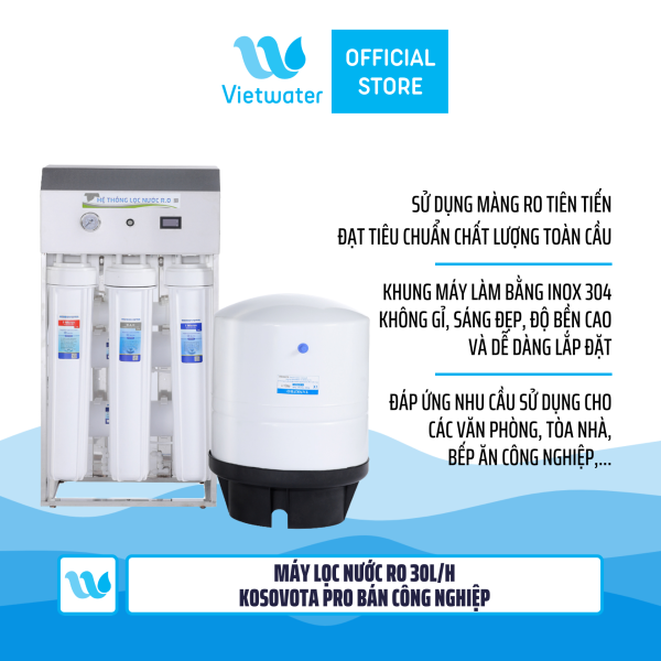 Máy lọc nước RO 30lh Kosovota pro bán công nghiệp KSV-30A