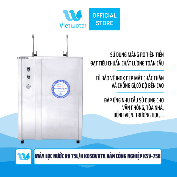 Máy lọc nước RO 75lh Kosovota bán công nghiệp KSV-75B