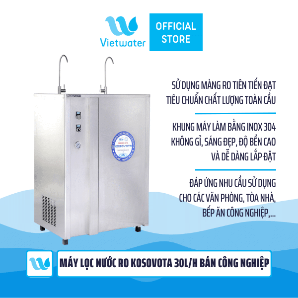 Máy lọc nước RO Kosovota 30Lh bán công nghiệp KSV-30B