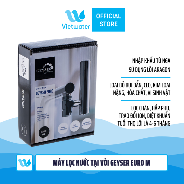 Máy lọc nước tại vòi Geyser Euro