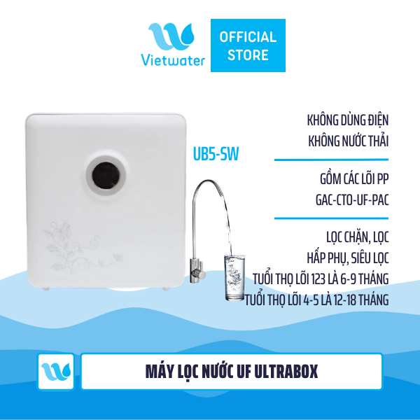 Máy lọc nước UF Vietwater Ultrabox UB5 (SPU-UB5)