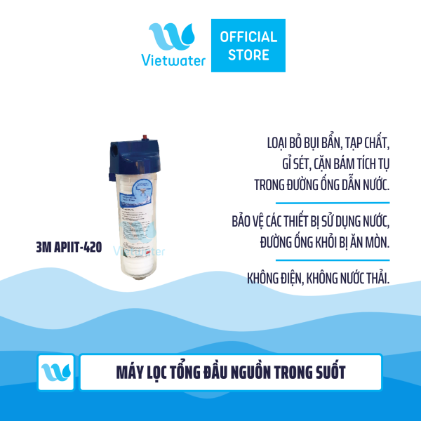 Máy lọc tổng 3M AP11T -420 (10 inches) - máy lọc tổng 3M AP102T-420 (20 inches)