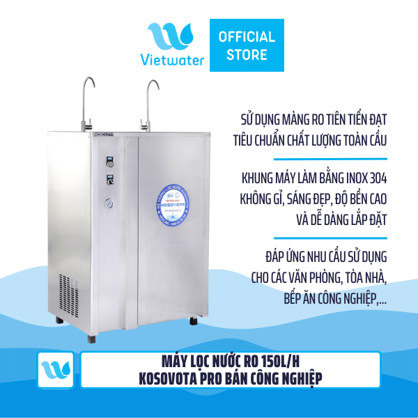 Máy lọc nước RO 150lh Kosovota pro bán công nghiệp KSV-150B