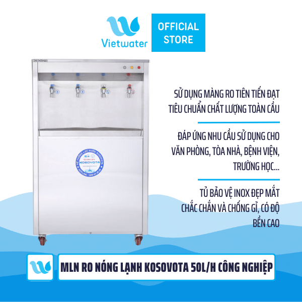 Máy lọc nước RO nóng lạnh Vietwater 50lh công nghiệp MTL4830